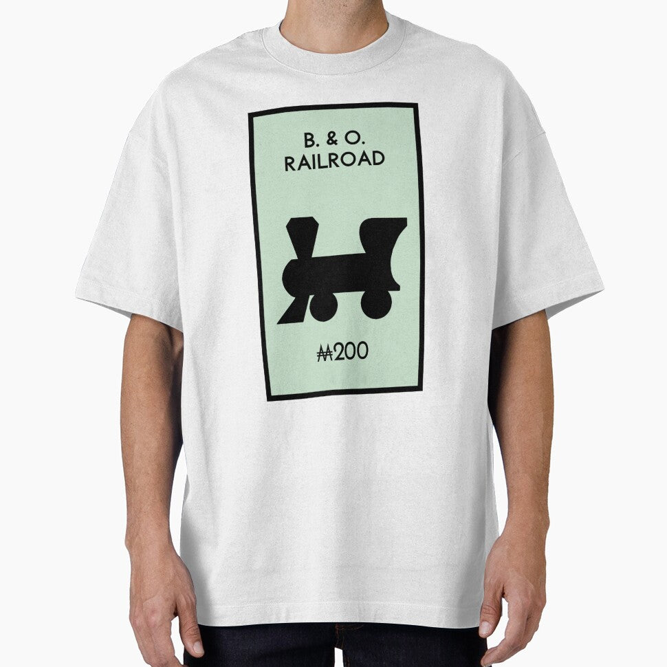 B & O Railroad Game Board Image for Game Night by RstyBcktWkshp T-Shirts, Hoodie, Sweatshirt | BlankRebels.com (Image 1)
