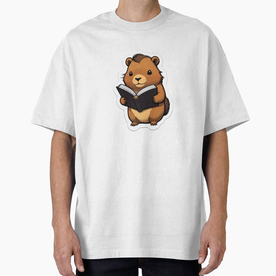 Capybara Reading by picturethispas T-Shirts, Hoodie, Sweatshirt | BlankRebels.com (Image 1)
