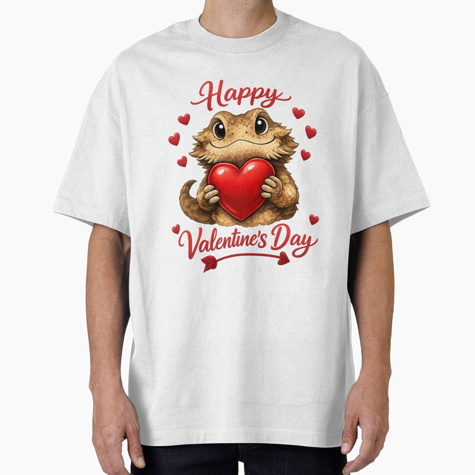 Bearded Dragon Is My Valentine Funny Reptile Lover by Ali-printshop T-Shirts, Hoodie, Sweatshirt | BlankRebels.com (Image 1)