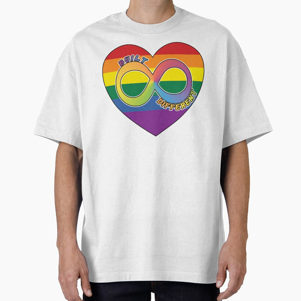 Built Different | Neurodivergent + Pride by Cryptid-Ohio T-Shirts, Hoodie, Sweatshirt | BlankRebels.com (Image 1)