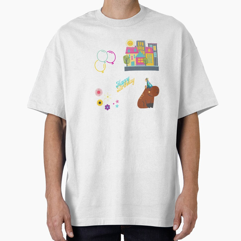 Birthday Capybara by Puns-N-Such T-Shirts, Hoodie, Sweatshirt | BlankRebels.com (Image 1)