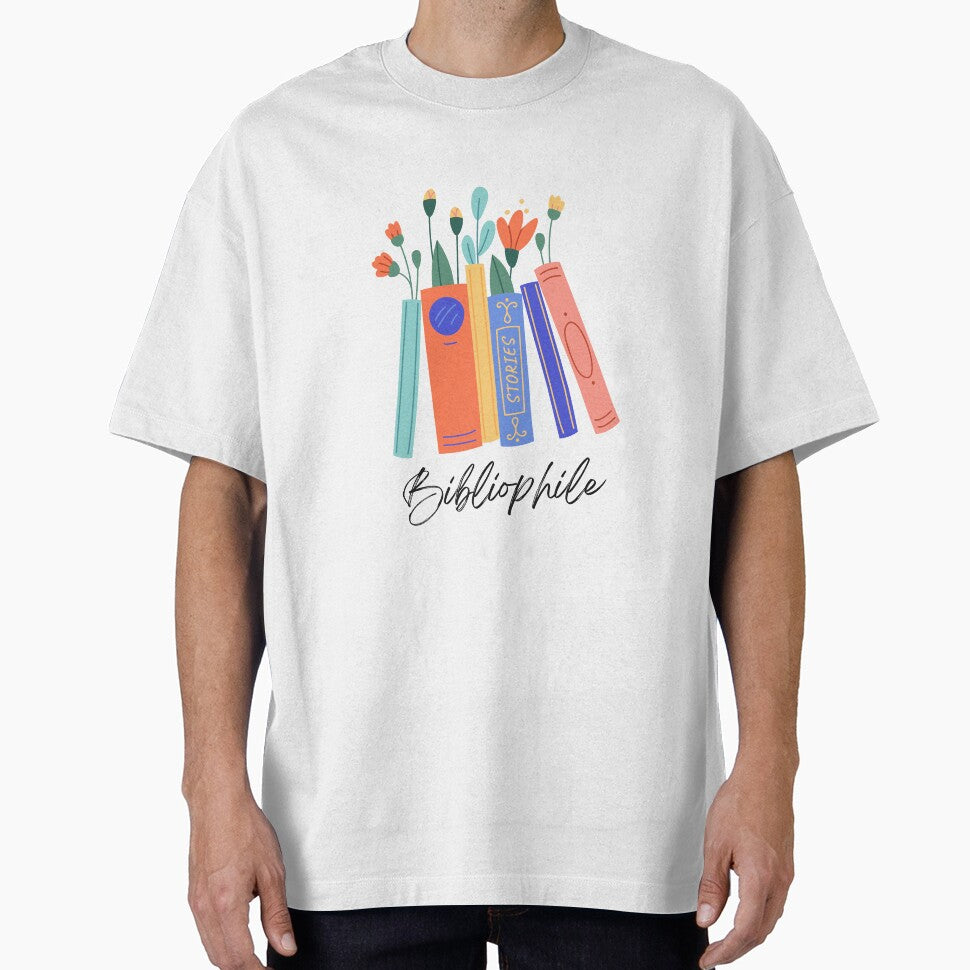 Bibliophile Floral by taylorham95 T-Shirts, Hoodie, Sweatshirt | BlankRebels.com (Image 1)