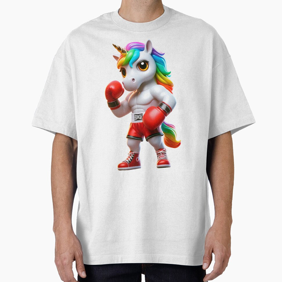 Cute Rainbow Unicorn Boxer by Nathalymx T-Shirts, Hoodie, Sweatshirt | BlankRebels.com (Image 1)