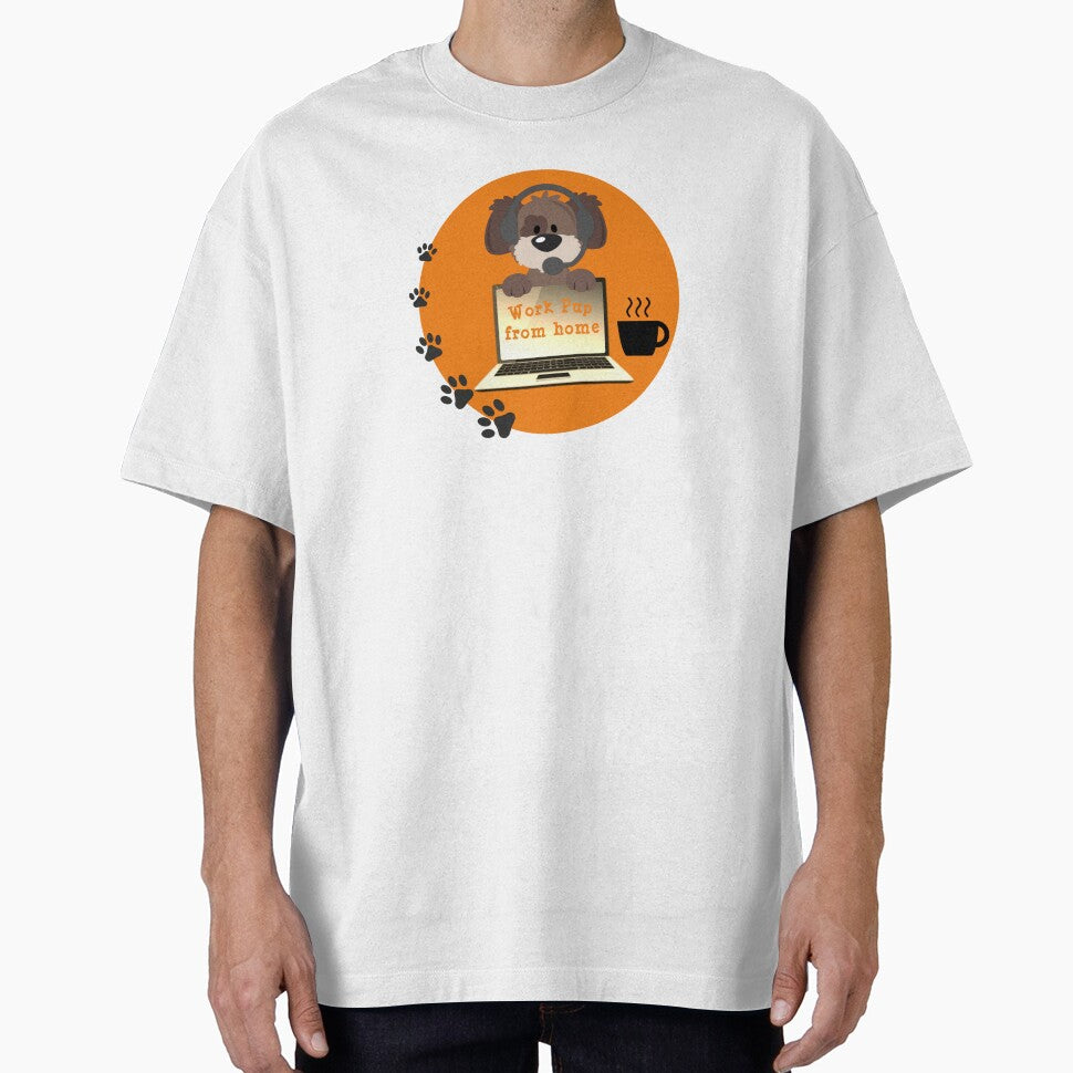 Work Pup From Home by HandyDesign22 T-Shirts, Hoodie, Sweatshirt | BlankRebels.com (Image 1)
