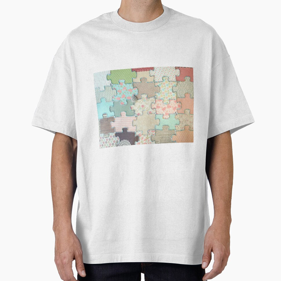 Rustic Jigsaw by sharonperryart T-Shirts, Hoodie, Sweatshirt | BlankRebels.com (Image 1)