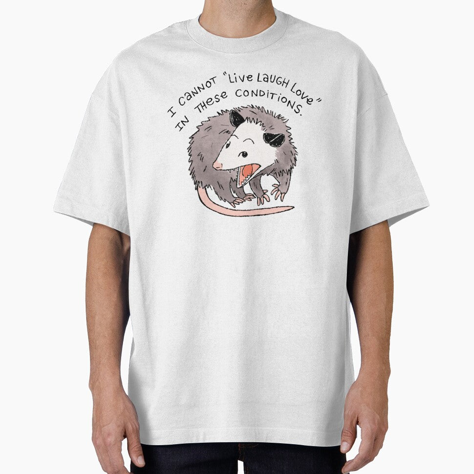 Opossum Live Laugh Love by heyouwitheface