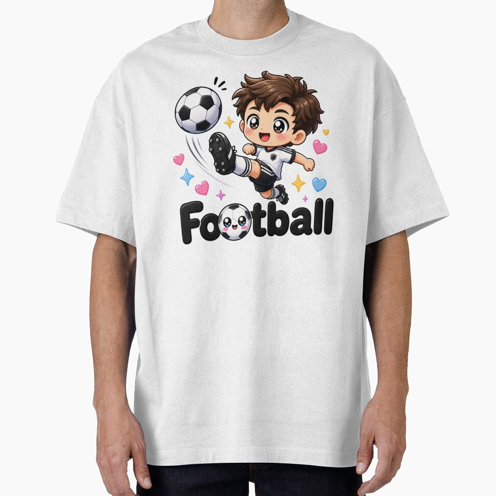 Kawaii Football Player | Cute Anime Chibi Sports Aesthetic by Dulxoz