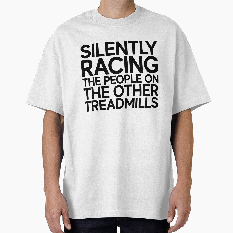Treadmill Racing ~ Fitness Gym Exercise by StrangeStreet T-Shirts, Hoodie, Sweatshirt | BlankRebels.com (Image 1)