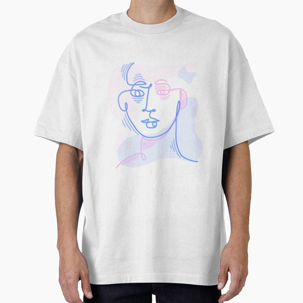 Abstract Face by Kimikonogomi T-Shirts, Hoodie, Sweatshirt | BlankRebels.com (Image 1)