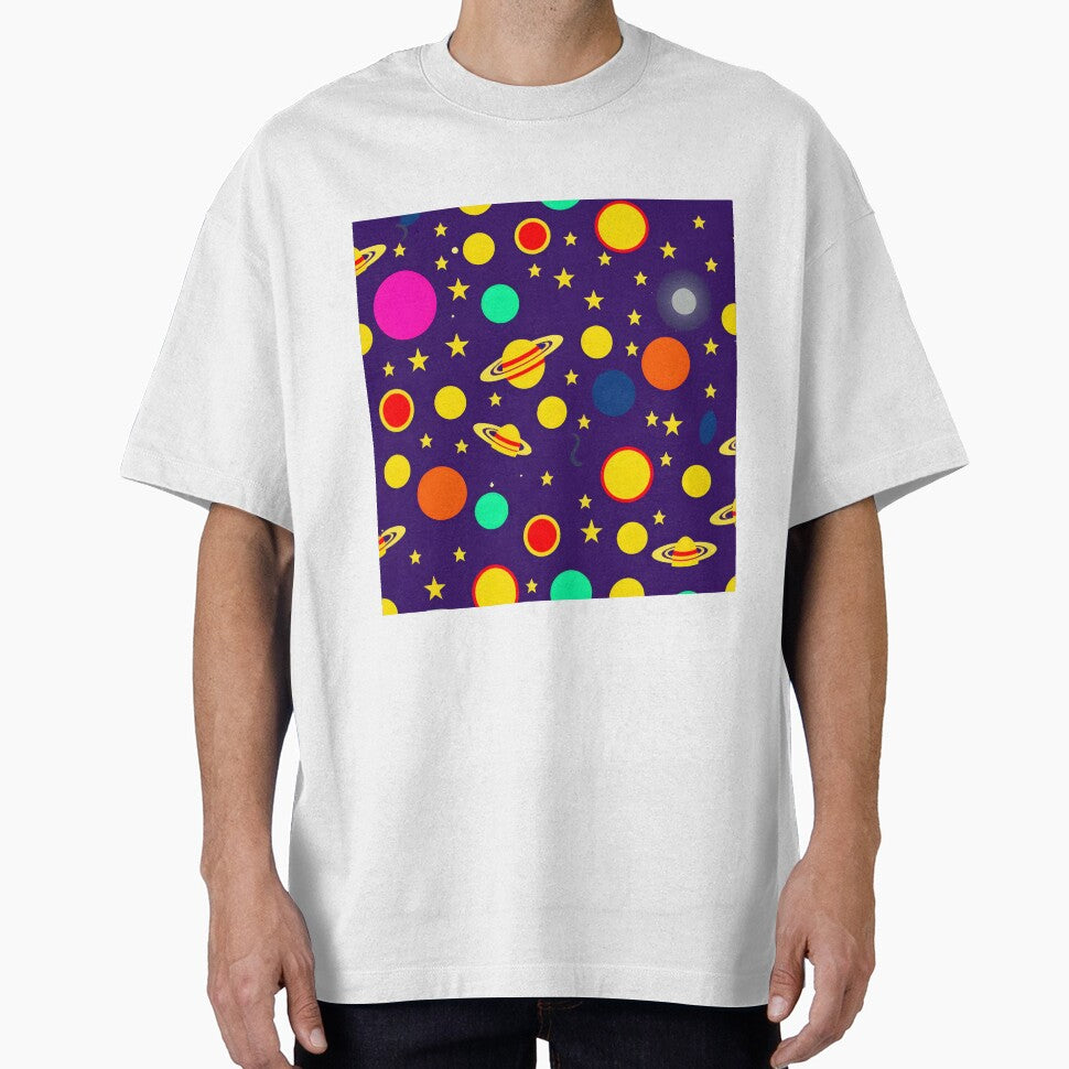 Space Pattern 1 by Planetporridge T-Shirts, Hoodie, Sweatshirt | BlankRebels.com (Image 1)