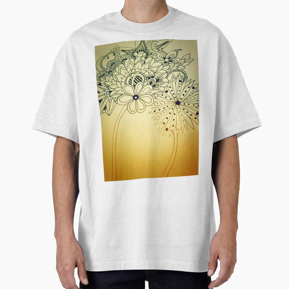 Floral Doodle by RenCamz1 T-Shirts, Hoodie, Sweatshirt | BlankRebels.com (Image 1)