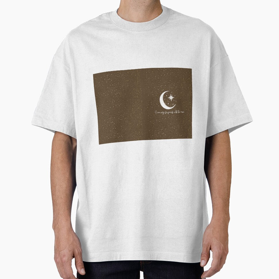 I can only friends with the moon - brown by Athenasgirl T-Shirts, Hoodie, Sweatshirt | BlankRebels.com (Image 1)
