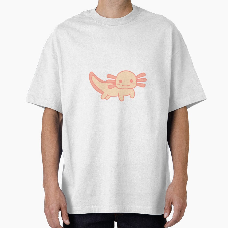 Peach Axolotl by Miles Reinstein T-Shirts, Hoodie, Sweatshirt | BlankRebels.com (Image 1)