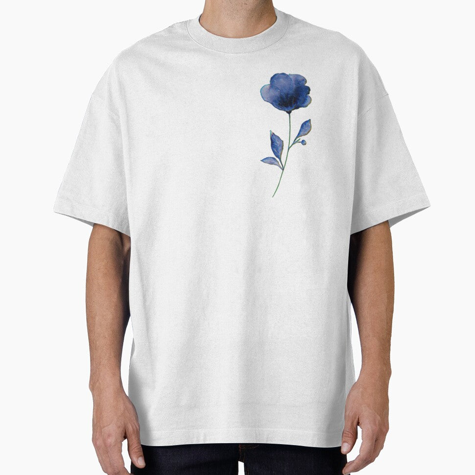 Aesthetic blue flower by Finally Awake T-Shirts, Hoodie, Sweatshirt | BlankRebels.com (Image 1)