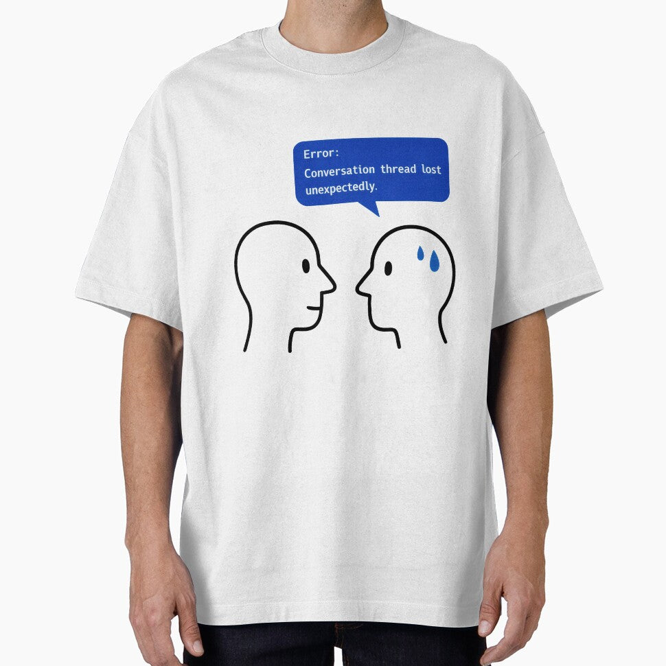 Conversation Thread Lost Unexpectedly – ADHD Brain Bluescreen by Neurodelic T-Shirts, Hoodie, Sweatshirt (Image 1)
