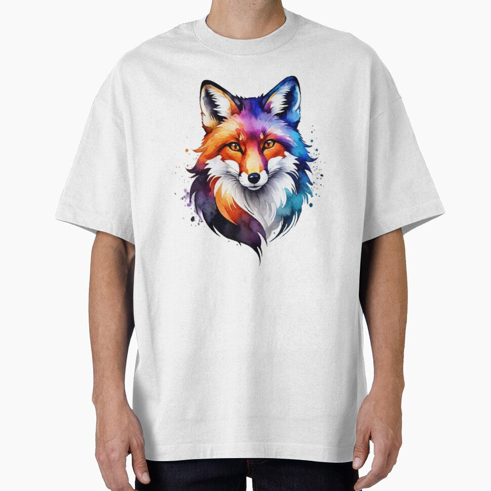 Watercolor fox T-shirt / Hoodie by GAO Art Design Sweatshirt | BlankRebels.com (Image 1)