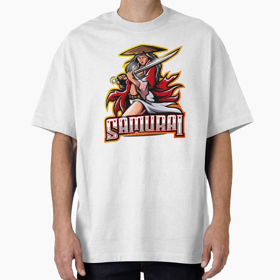 Samurai Gamer Girl by Emil1993 T-Shirts, Hoodie, Sweatshirt | BlankRebels.com (Image 1)