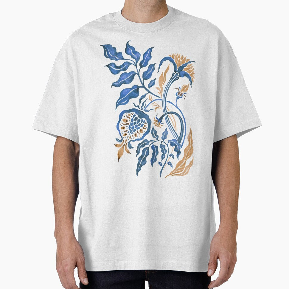 Modern Flower. Hand Drawn Floral Pattern by Katyau