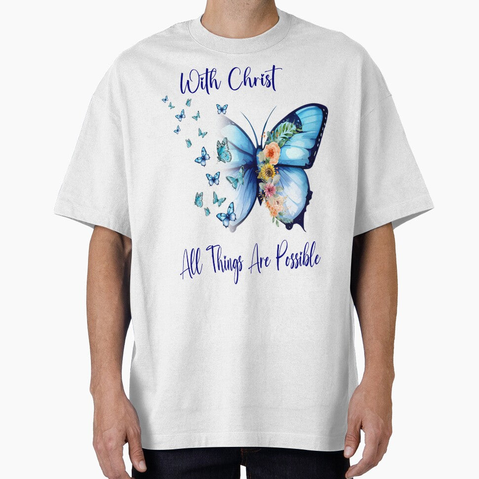 Magical Luna Moth: With Christ All Things are Possible by MysticOzzy T-Shirts, Hoodie, Sweatshirt | BlankRebels.com (Image 1)
