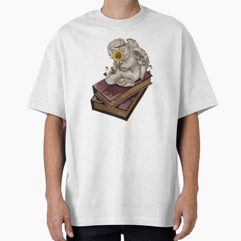 Aesthetic Dark academia Scuplture and Books - Vintage by Enella's Corner T-Shirts, Hoodie, Sweatshirt (Image 1)