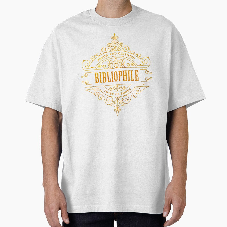 Gold Bibliophile by Stella Bookish Art T-Shirts, Hoodie, Sweatshirt | BlankRebels.com (Image 1)