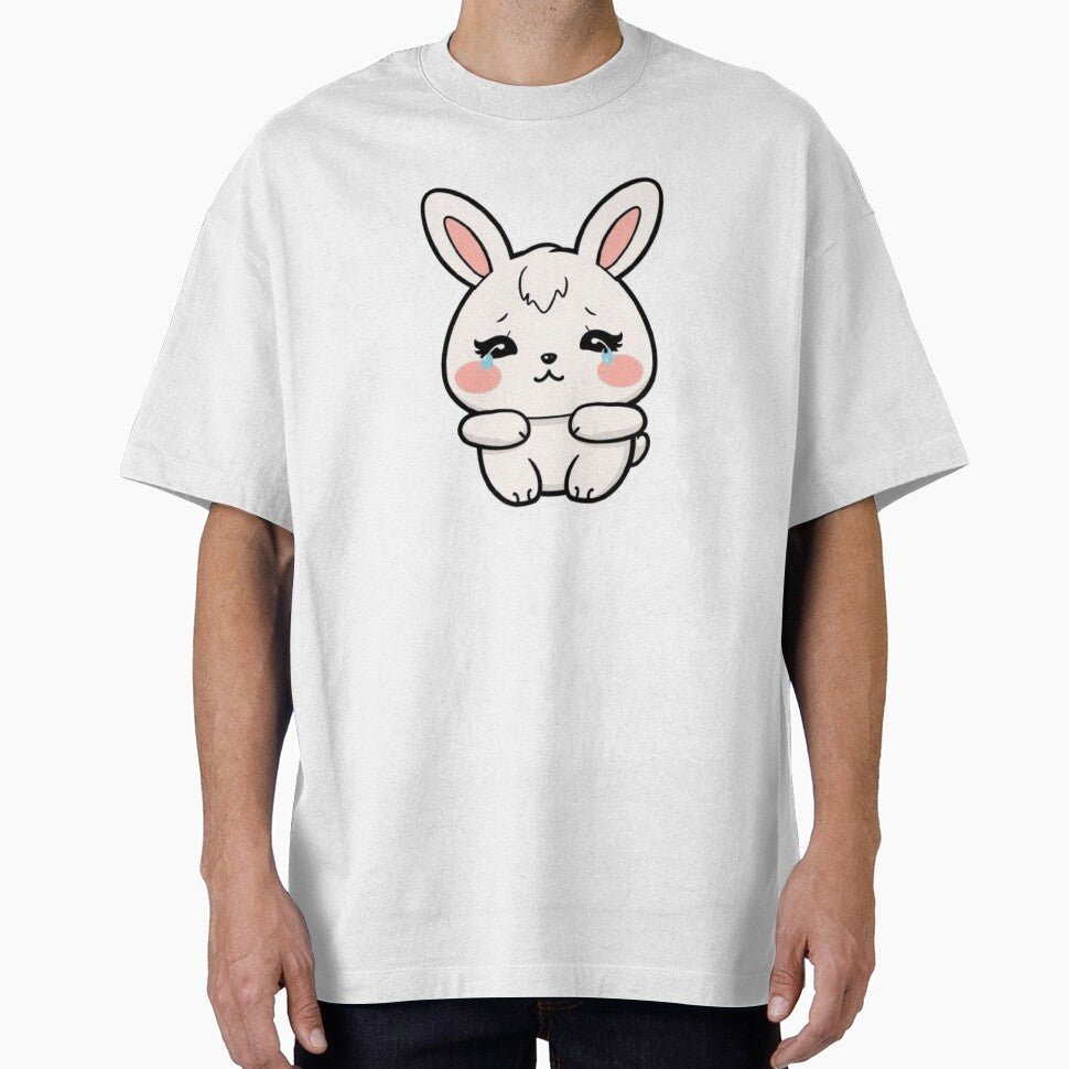 Crying Bunny Kawaii Pastel by PastelPaws Atelier T-Shirts, Hoodie, Sweatshirt | BlankRebels.com (Image 1)