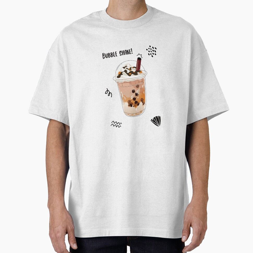 Women Cute Cartoon Bubble Boba Tea Unique and Delightful T-Shirt by MPDesignStudio Hoodie, Sweatshirt (Image 1)