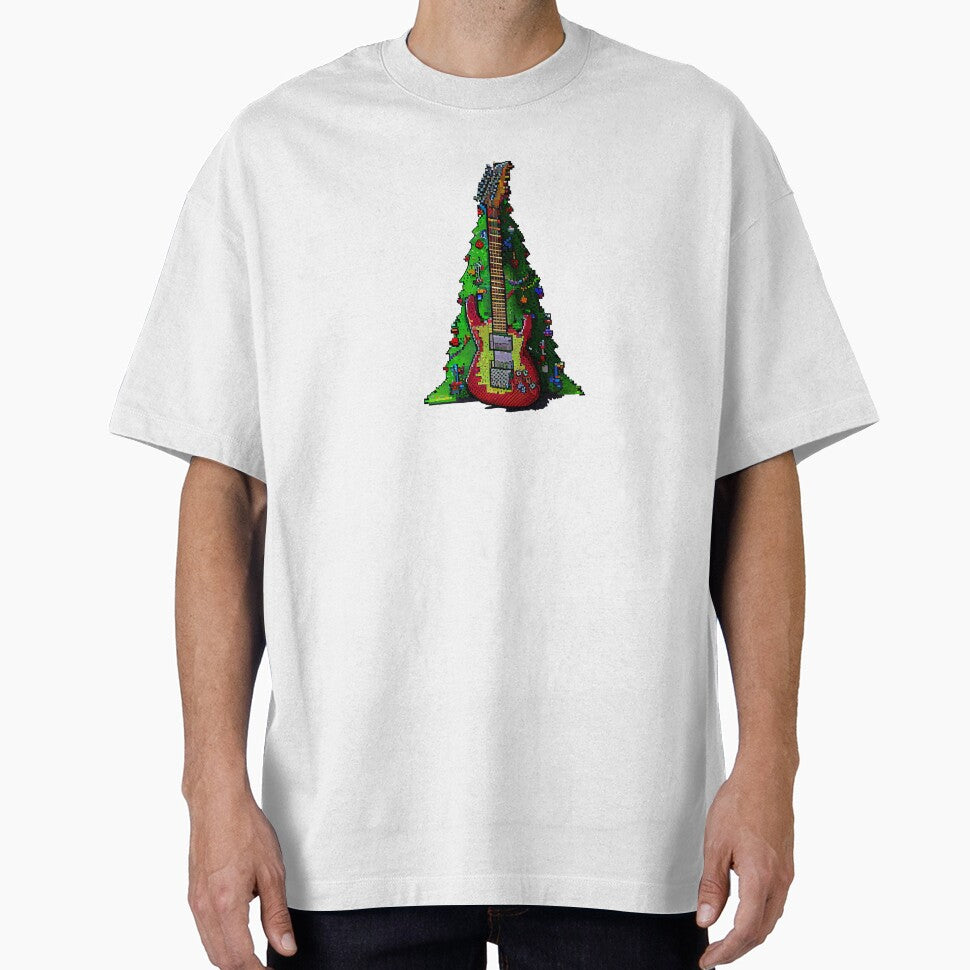 Christmas tree with guitar. by Pixelarium T-Shirts, Hoodie, Sweatshirt | BlankRebels.com (Image 1)