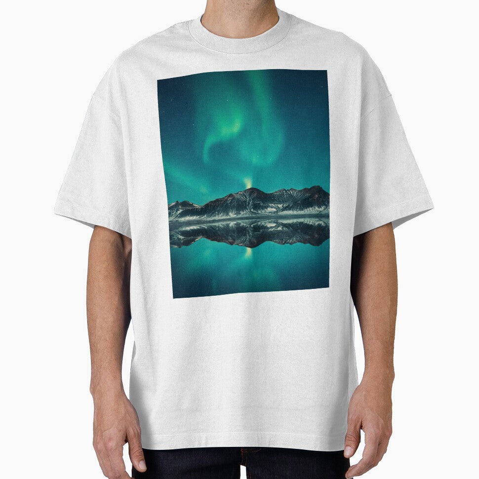 Iceland, Blue Northern Lights by newburyboutique T-Shirts, Hoodie, Sweatshirt | BlankRebels.com (Image 1)