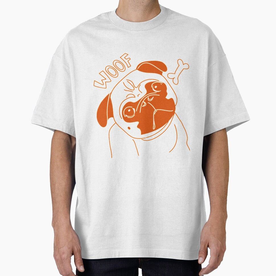 pug dog breed puppy with bone by BoldtMaria T-Shirts, Hoodie, Sweatshirt | BlankRebels.com (Image 1)