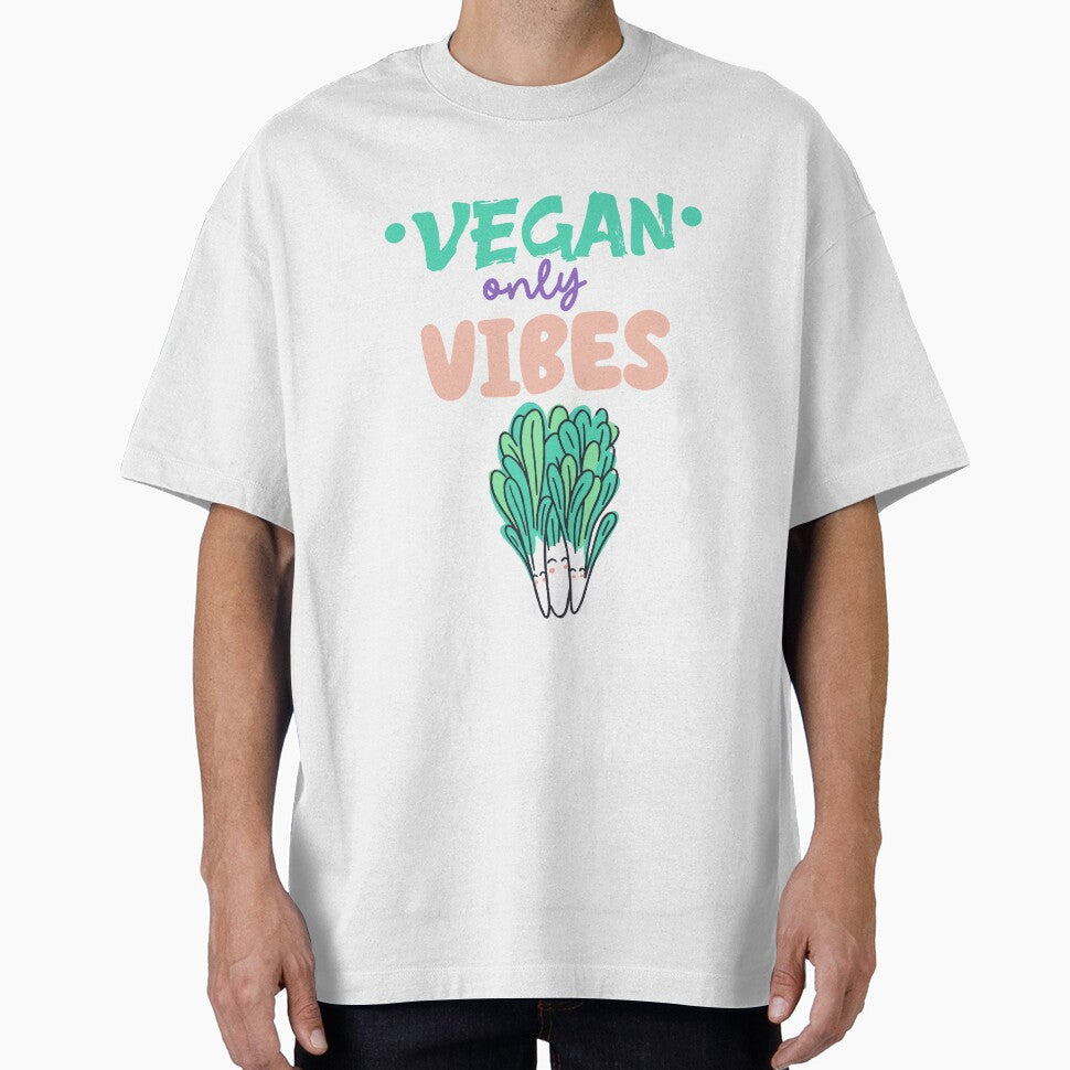 VEGAN ONLY VIBES by TeeezShirtz T-Shirts, Hoodie, Sweatshirt | BlankRebels.com (Image 1)