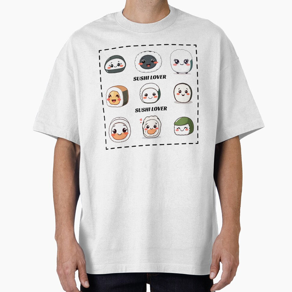 Kawaii Sushi Lover - Cute Sushi Characters Design by monjamm T-Shirts, Hoodie, Sweatshirt | BlankRebels.com (Image 1)