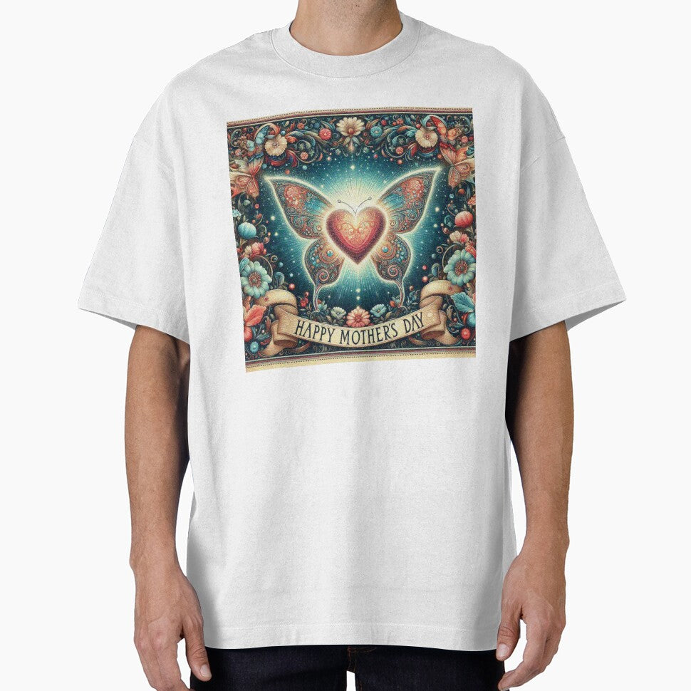 Butterfly Heart Mothers Day Flower floral by Illuministique T-Shirts, Hoodie, Sweatshirt | BlankRebels.com (Image 1)