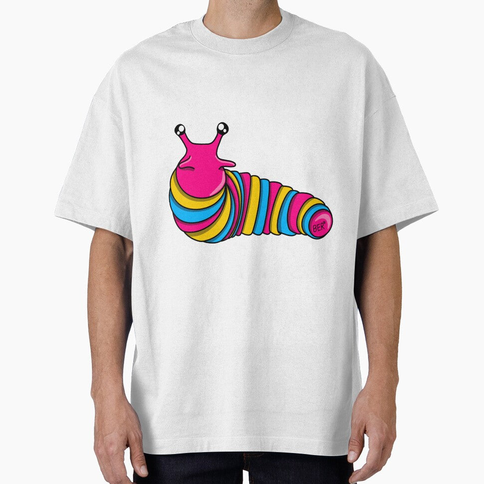 Pansexual Pride Fidget Slug by SentABear T-Shirts, Hoodie, Sweatshirt | BlankRebels.com (Image 1)