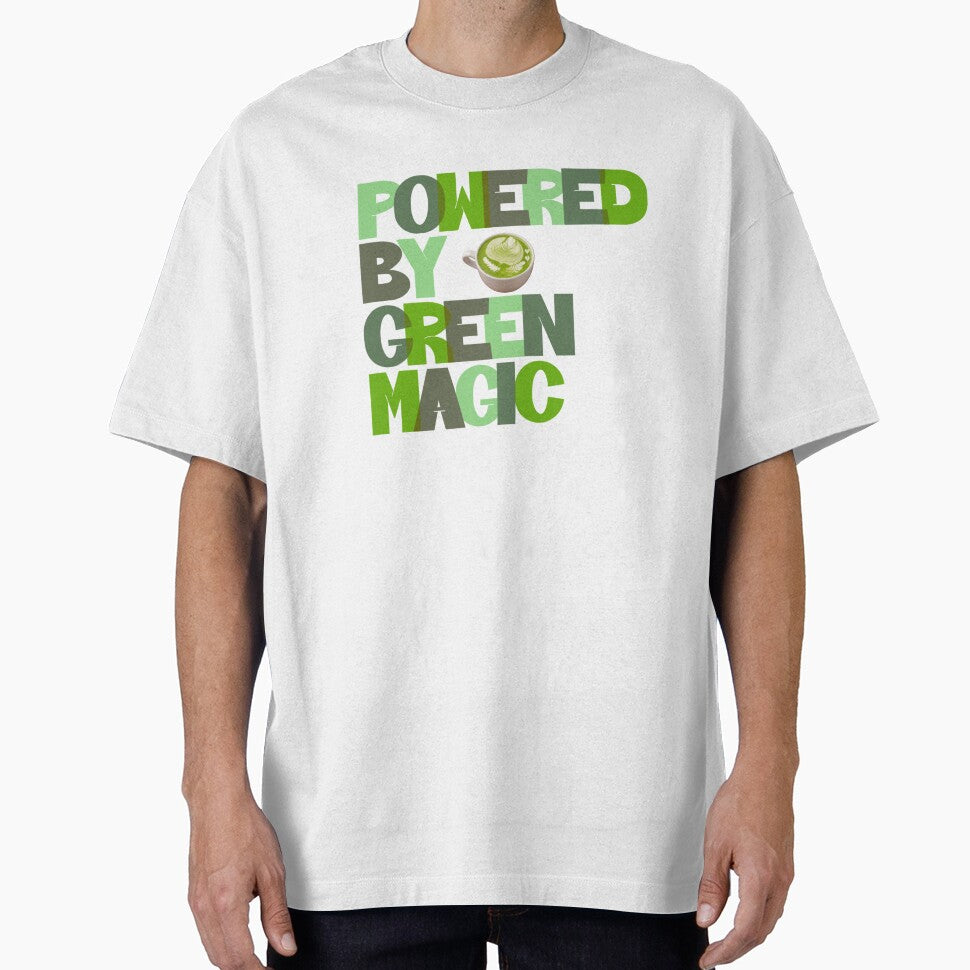 Powered by green magic : Green Tea Lover Tee Matcha by salimkaswiss Hoodie, Sweatshirt | BlankRebels.com (Image 1)