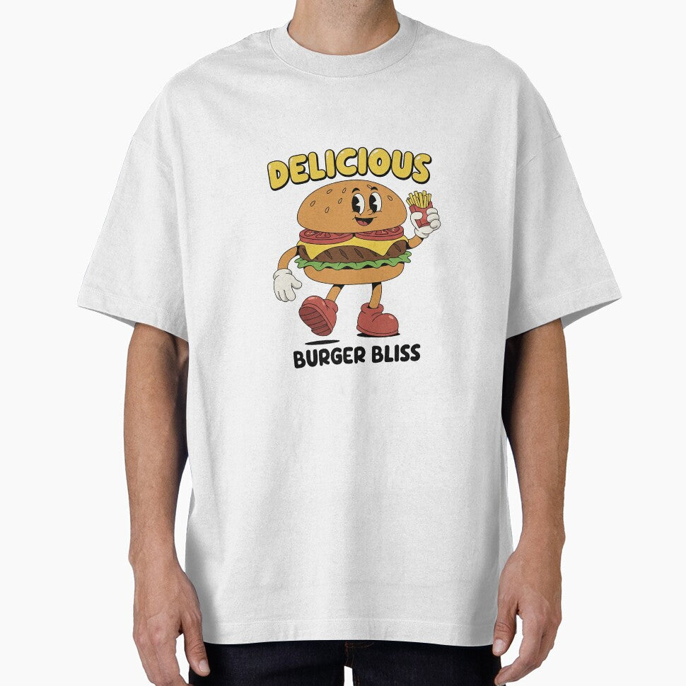 Delicious Burger Bliss Character T-Shirts, Hoodie, Sweatshirt