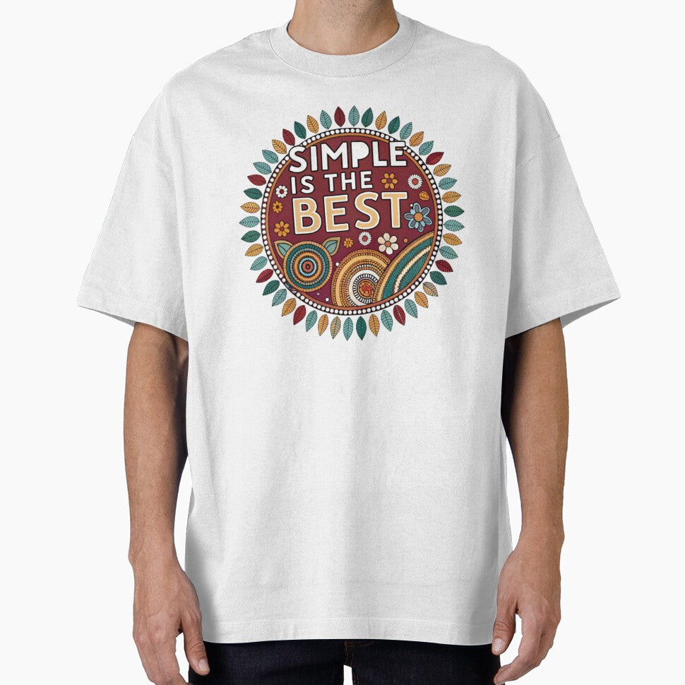 SIMPLE IS THE BEST by likbatonboot T-Shirts, Hoodie, Sweatshirt | BlankRebels.com (Image 1)