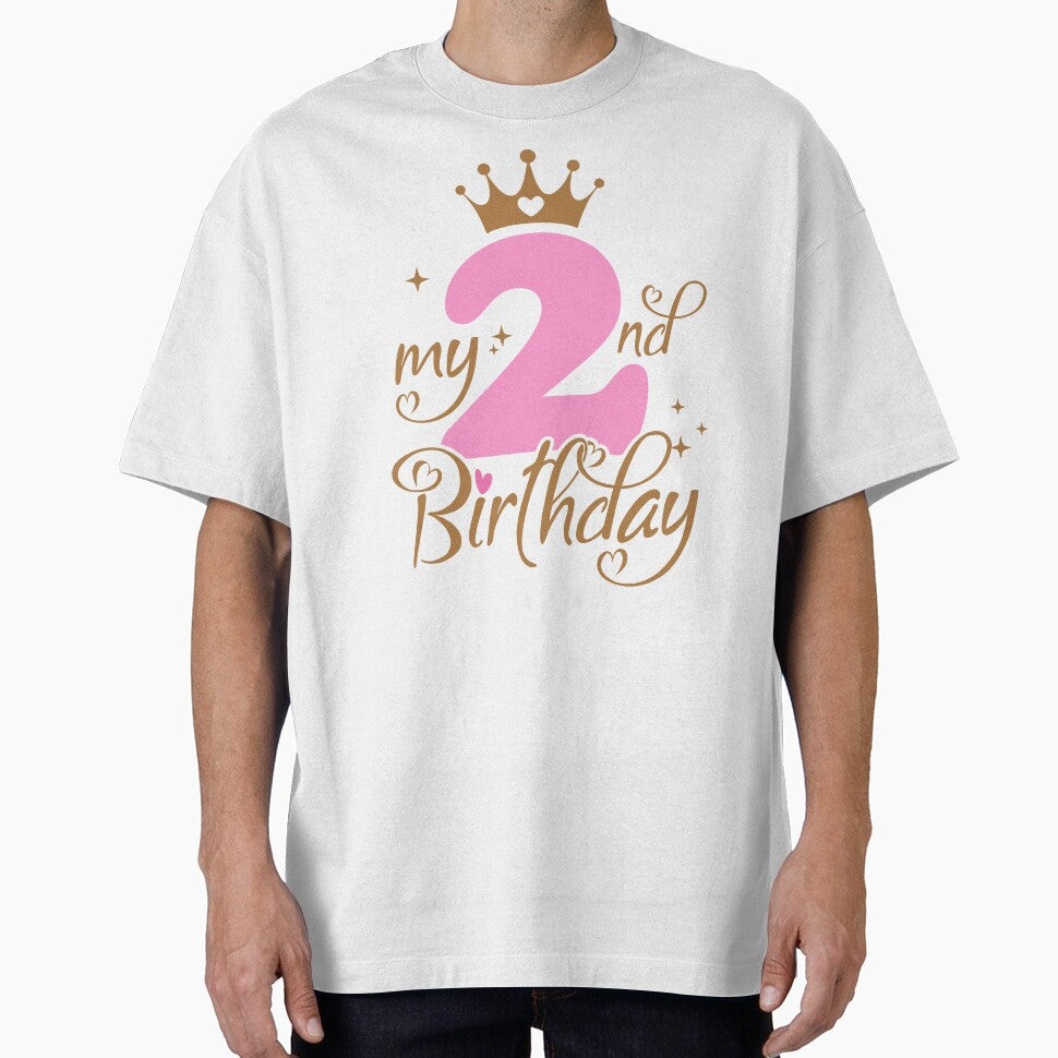 My Second Birthday | 2 years old Kids Birthday Celebration by jensbyorlando T-Shirts, Hoodie, Sweatshirt (Image 1)