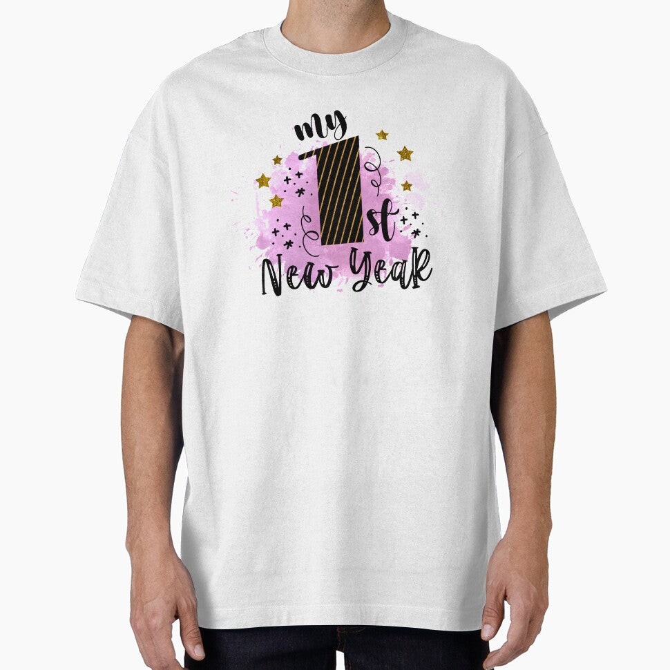 My First New Year- First New Year Gifts- Happy New Year by younghopes T-Shirts, Hoodie, Sweatshirt (Image 1)