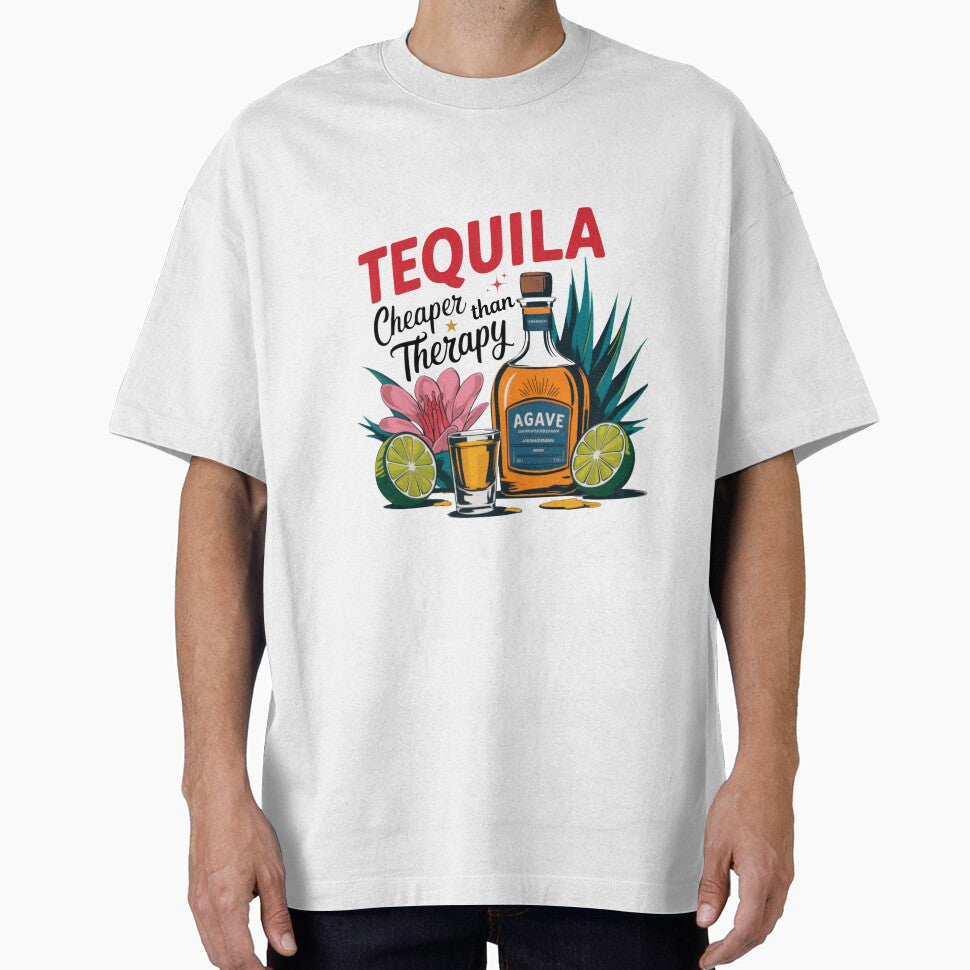 Tequila Cheaper Than Therapy by nookmerch97 T-Shirts, Hoodie, Sweatshirt | BlankRebels.com (Image 1)