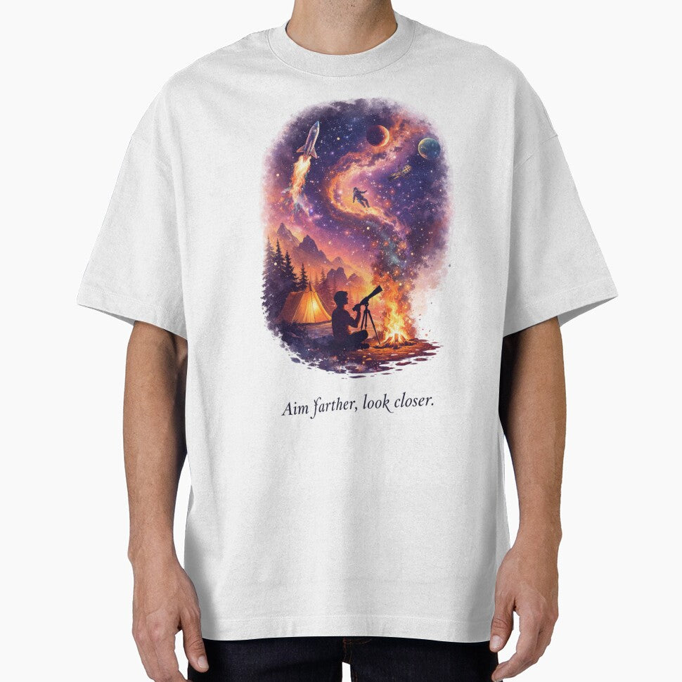 Astronomy and Curiosity Art by Kheffi T-Shirts, Hoodie, Sweatshirt | BlankRebels.com (Image 1)