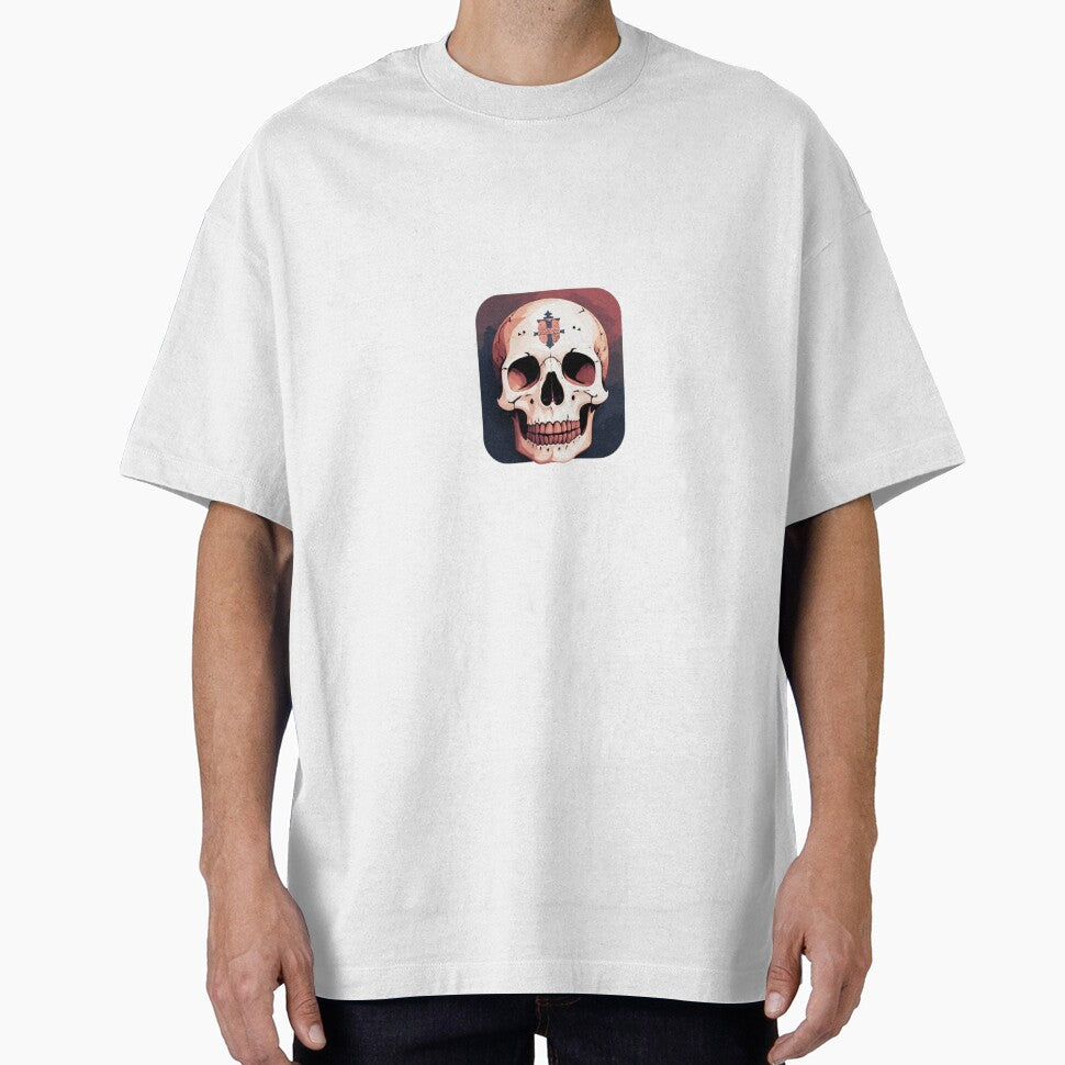 Dark Icon Skull Illustration by RED-MOUSE T-Shirts, Hoodie, Sweatshirt | BlankRebels.com (Image 1)