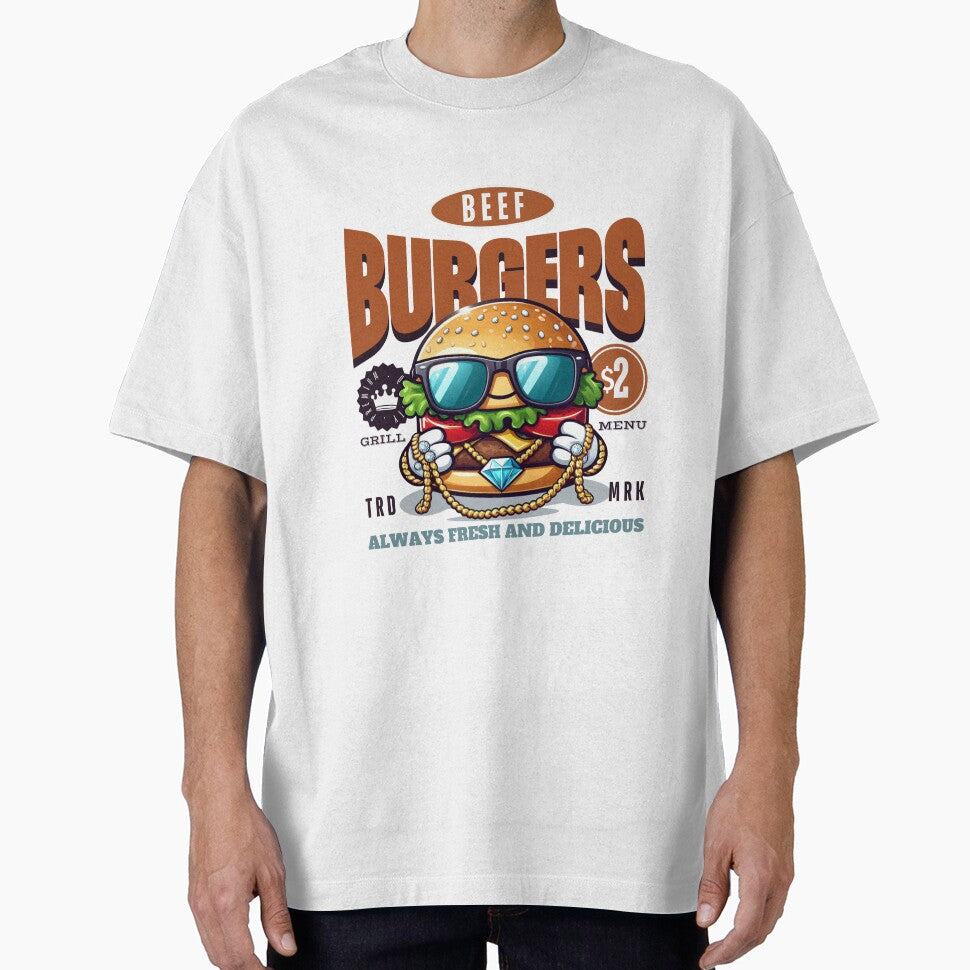 Beef burgers : always fresh and delicious by Peerless-Prime T-Shirts, Hoodie, Sweatshirt | BlankRebels.com (Image 1)