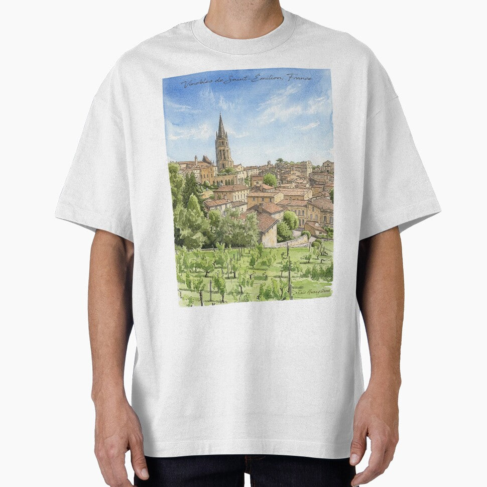 Saint-Émilion Watercolor by travelwitheric