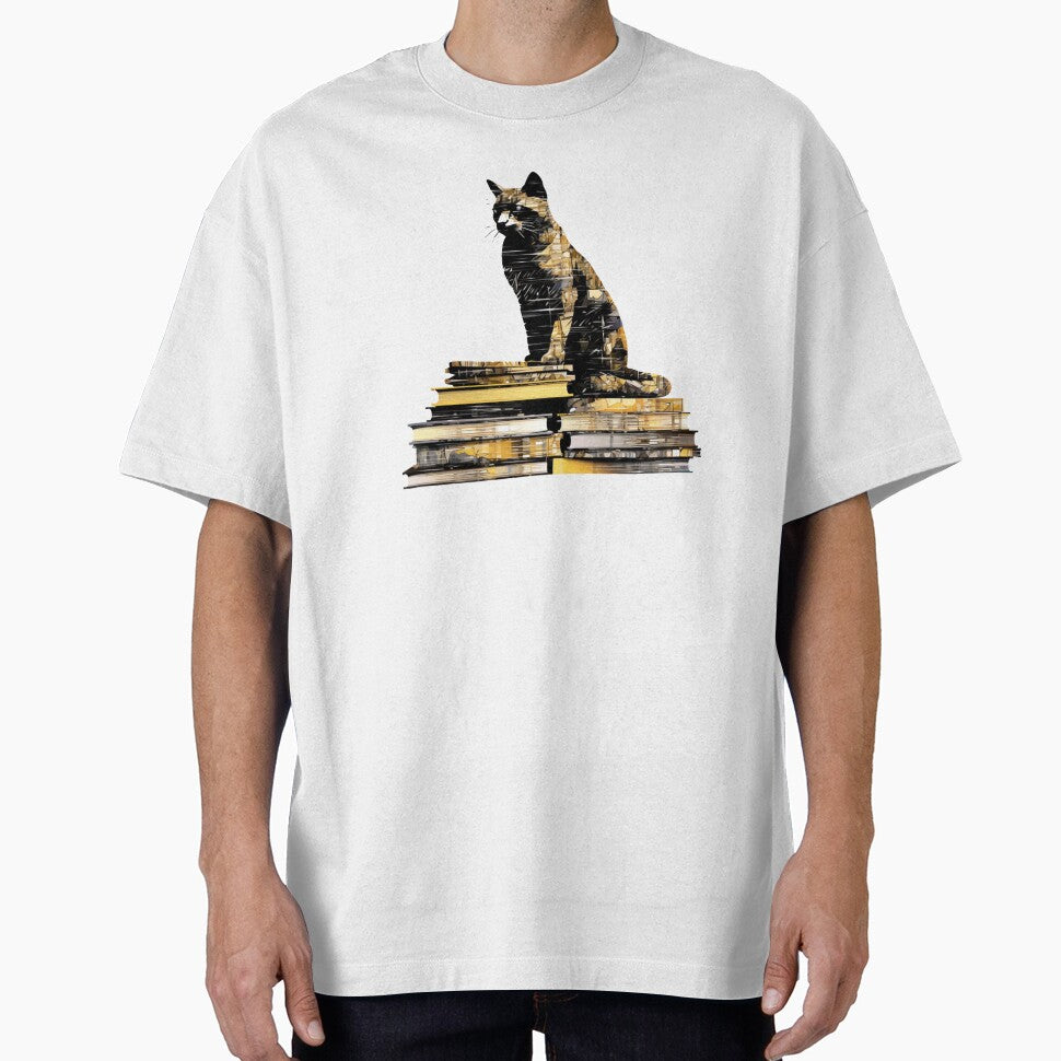 Cats and books by Mateusz Majcherek T-Shirts, Hoodie, Sweatshirt | BlankRebels.com (Image 1)