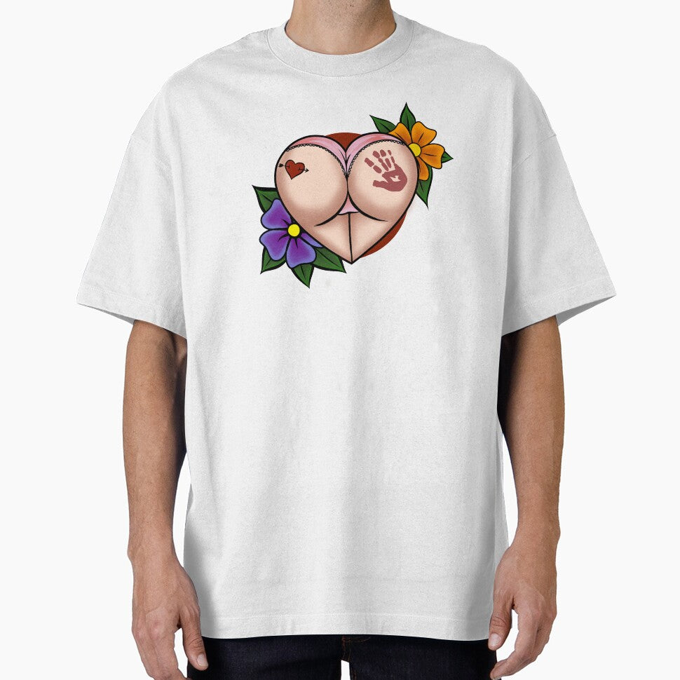 Butt traditional tattoo style by HeichousArt T-Shirts, Hoodie, Sweatshirt | BlankRebels.com (Image 1)