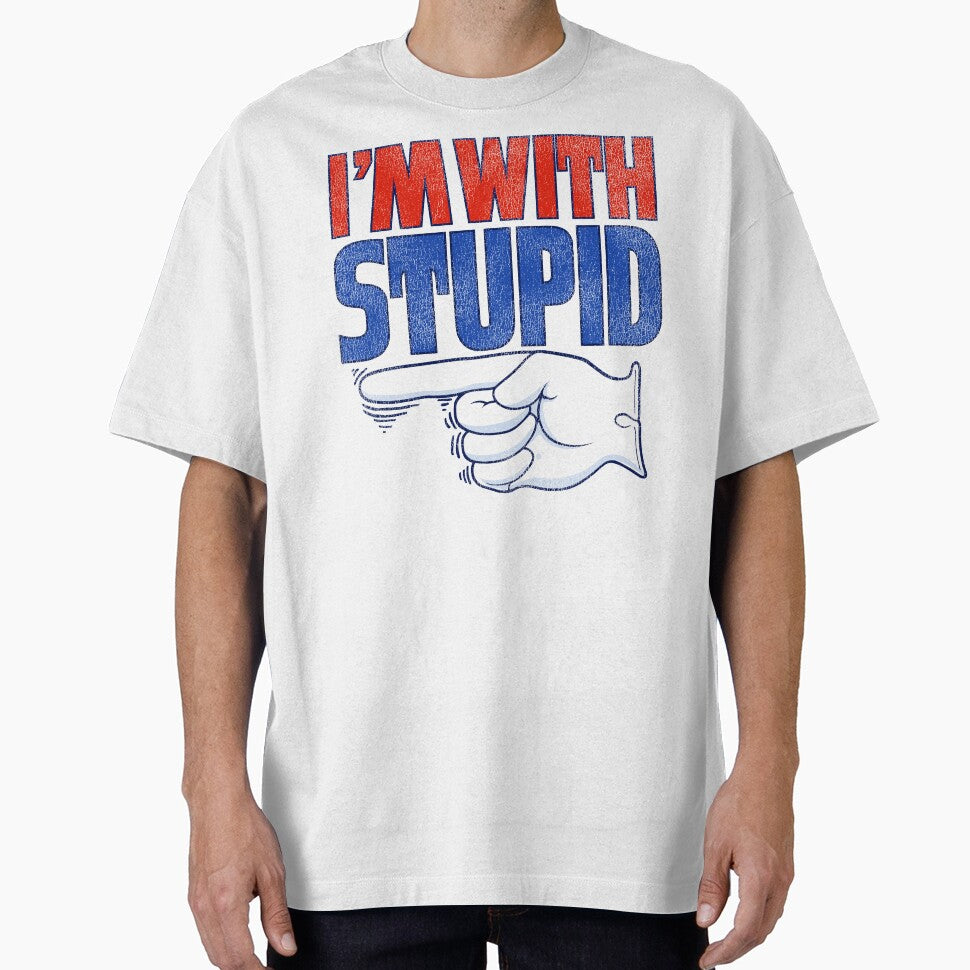 I'm With Stupid - Classic Vintage Design by ourkid