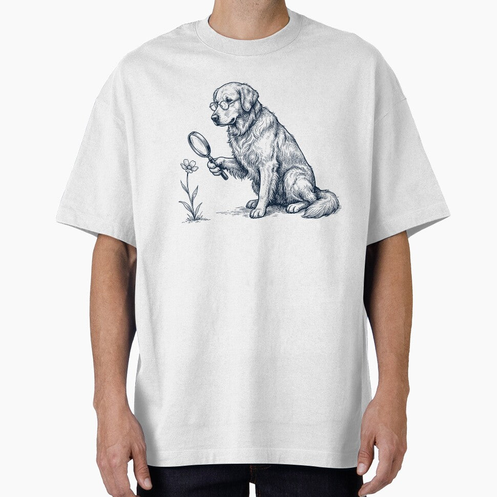 Vintage Golden Retriever Botanist Flower Dog Mom Dad by DoodleTortle T-Shirts, Hoodie, Sweatshirt | BlankRebels.com (Image 1)