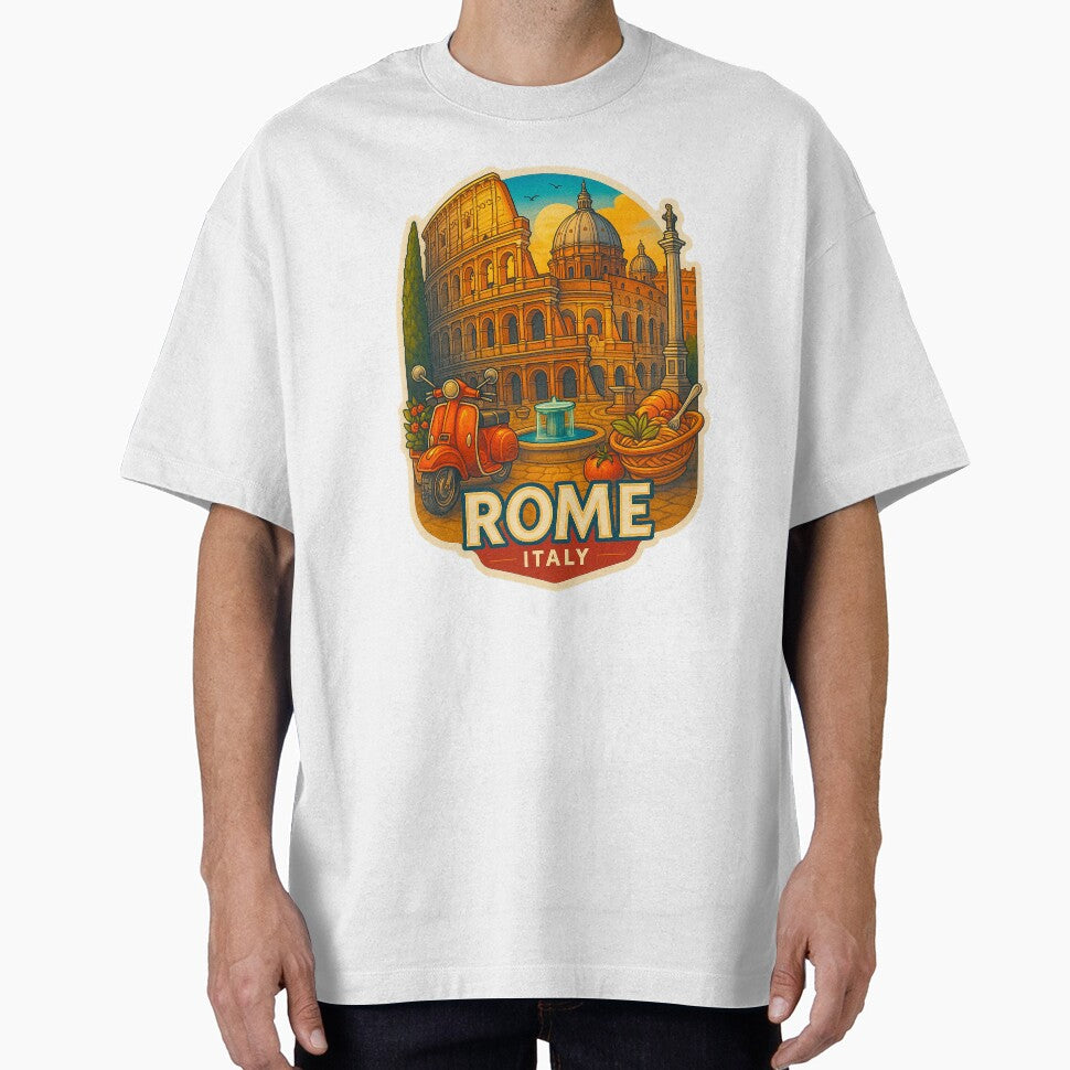 Rome Travel Sticker Rome Decal Luggage Sticker Art Travel Poster T-Shirts, Hoodie, Sweatshirt