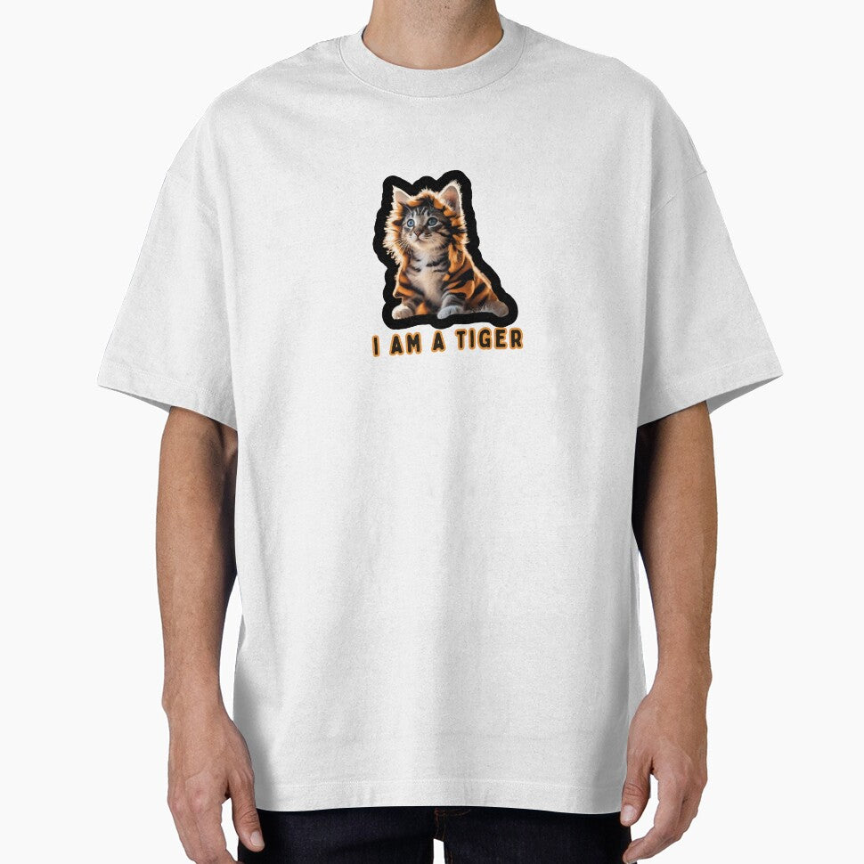 Cute Cat | Cat lover | gift for a cat lover  | cat gift | RRR I AM A TIGER by FitEnvy T-Shirts, Hoodie, Sweatshirt (Image 1)